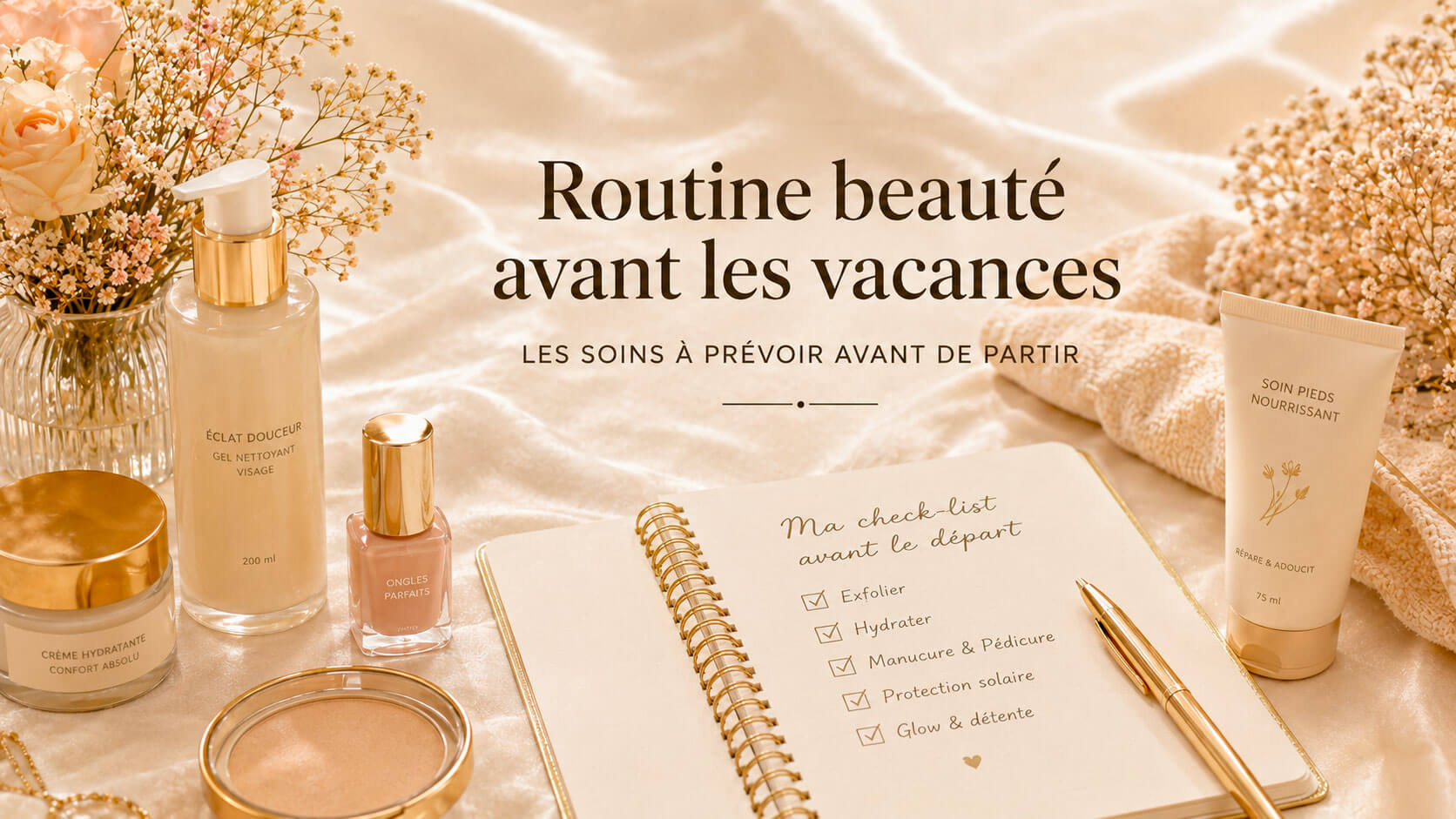 Routine beauté avant les vacances : les soins à prévoir avant de partir